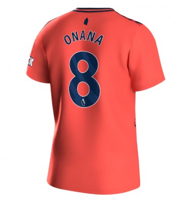 Everton Amadou Onana #8 Replika Udebanetrøje 2023-24 Kortærmet